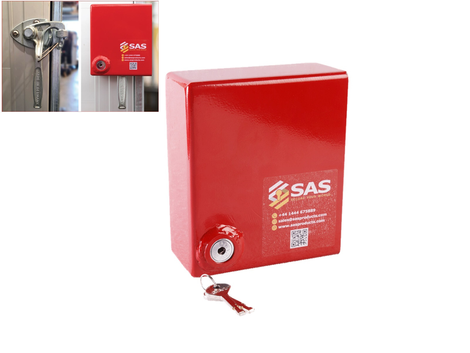 New Debon Box Trailer Door Rear Tailgate Handle Lock SAS Security 5610781