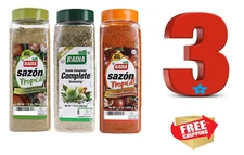 Sazon Tropical & Sazon Completa * Complete Seasoning Badia 1.75 lb Each