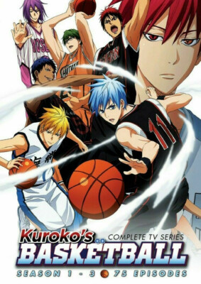 DVD ENGLISH DUBBED Kuroko's Basketball Season 1-3 ( VOL.1 - 75 End) All Region