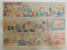 Lipton Tea Ad: "Frazzled Frieda" from 1930's-1950's Size: 11 x 15 inches