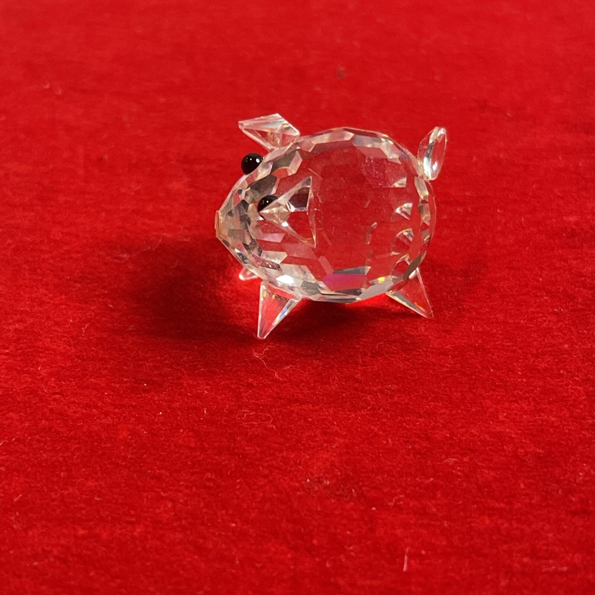 SWAROVSKI Silver Crystal Pig 7657 NR 027 - In Original Box - EUC