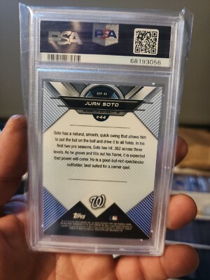 2018 bowman Juan soto scouts top 100 chrome PSA-9 | eBay