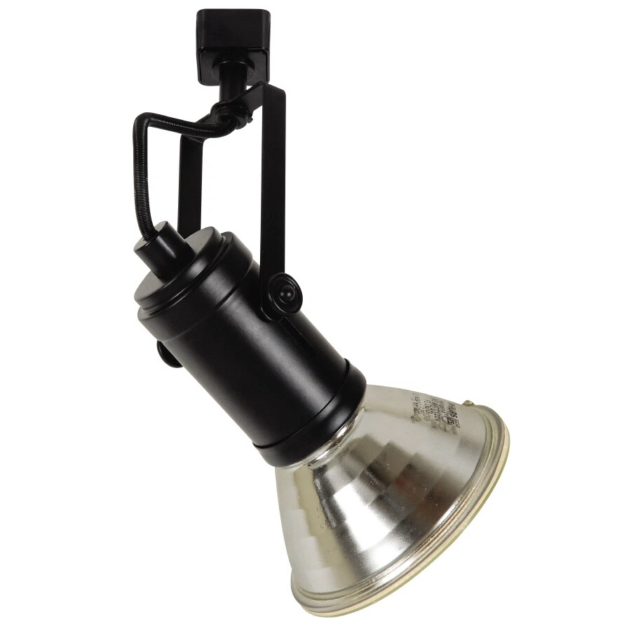 Portfolio Universal 1 Light Black Step Linear Track Lighting Head