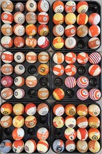  13 Pool Ball. Antique, Vintage And Current Style Balls. Many To Choose From.