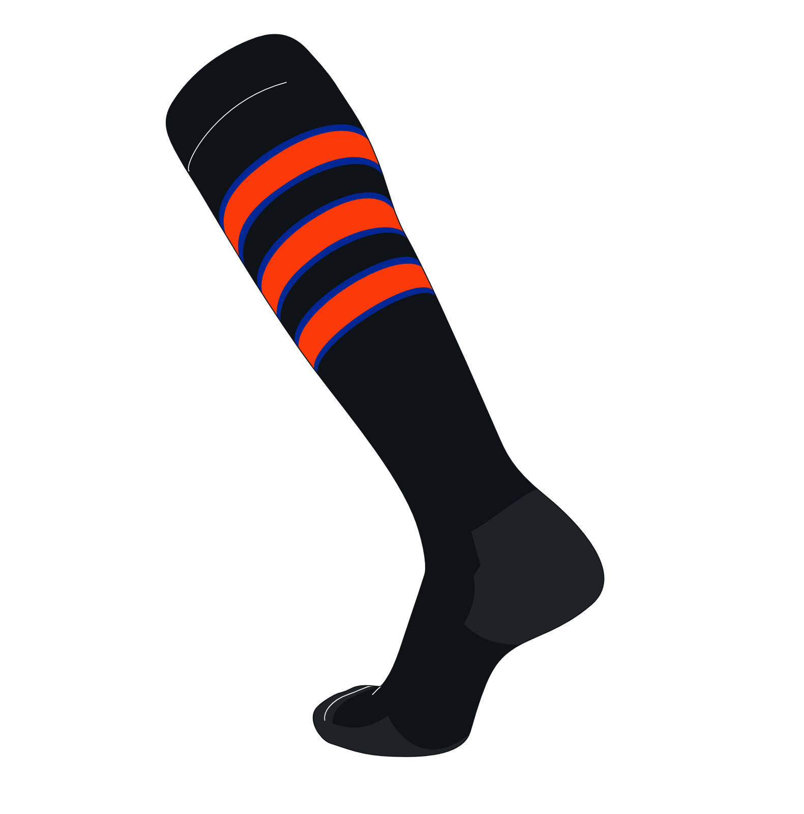 Socks Genou Haut Baseball Chaussettes étrier TCK Elite Genou Haut