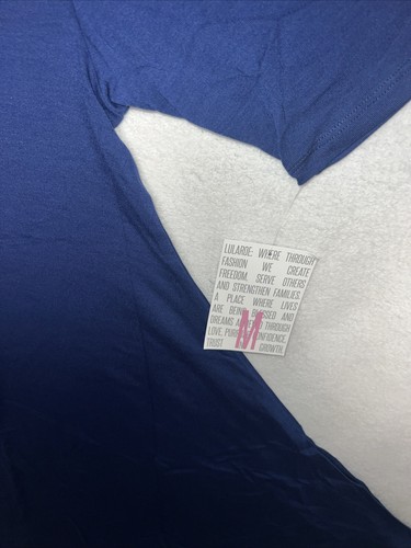 Unicorno Lularoe Medium Perfect T/12-18 blu scuro massiccio M nuovo unicorno completo 14 - Foto 9 di 13