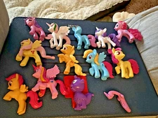 My Little Pony Toy Figures Toy Lot 11 Total Assorted Sizes & Years