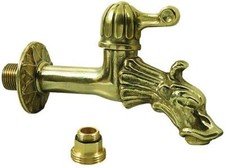 Robinet Laiton Bruni 1/2 " Pour L'Extérieur Dragon Fontaines et des Bassins