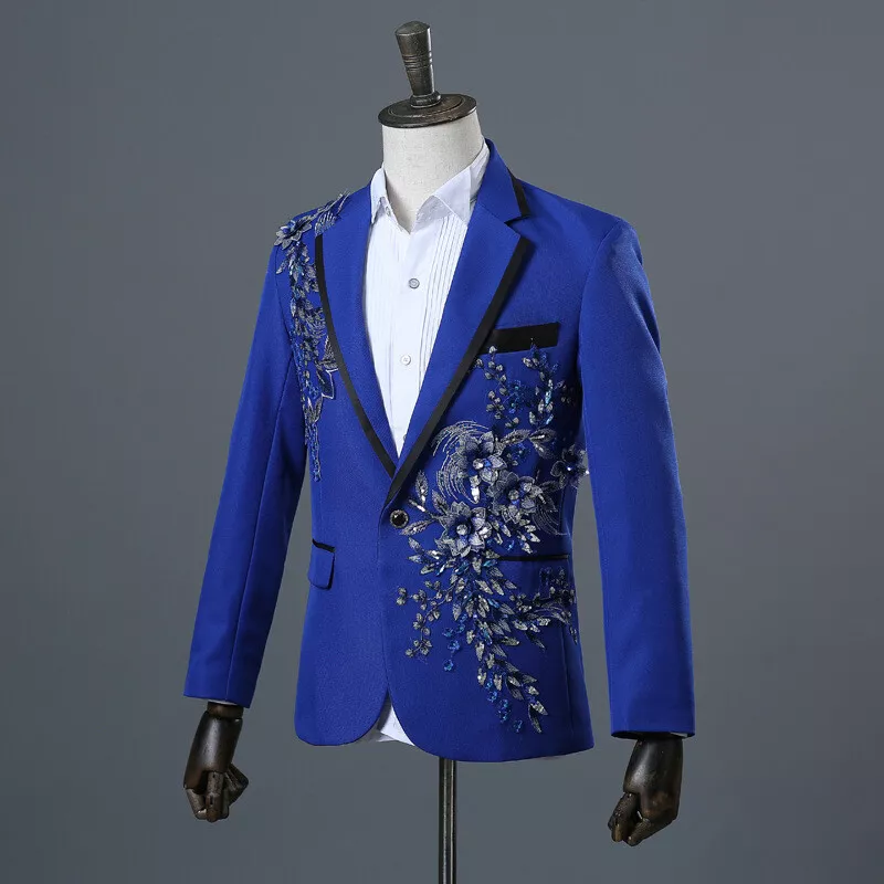 Mens rhinestone shop tuxedo jacket