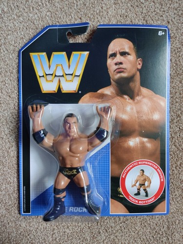MOC WWE Mattel Retro Figure - The Rock - Series 2 ...