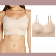 NWT 64 True Co Small Full Cup True Body w Lace Trim Lift Bralette 5242