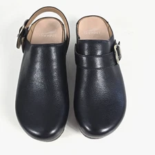 Dansko Womens BAYLOR Black Leather Versatile Clogs Mules Sz 40 /US 9.5 10