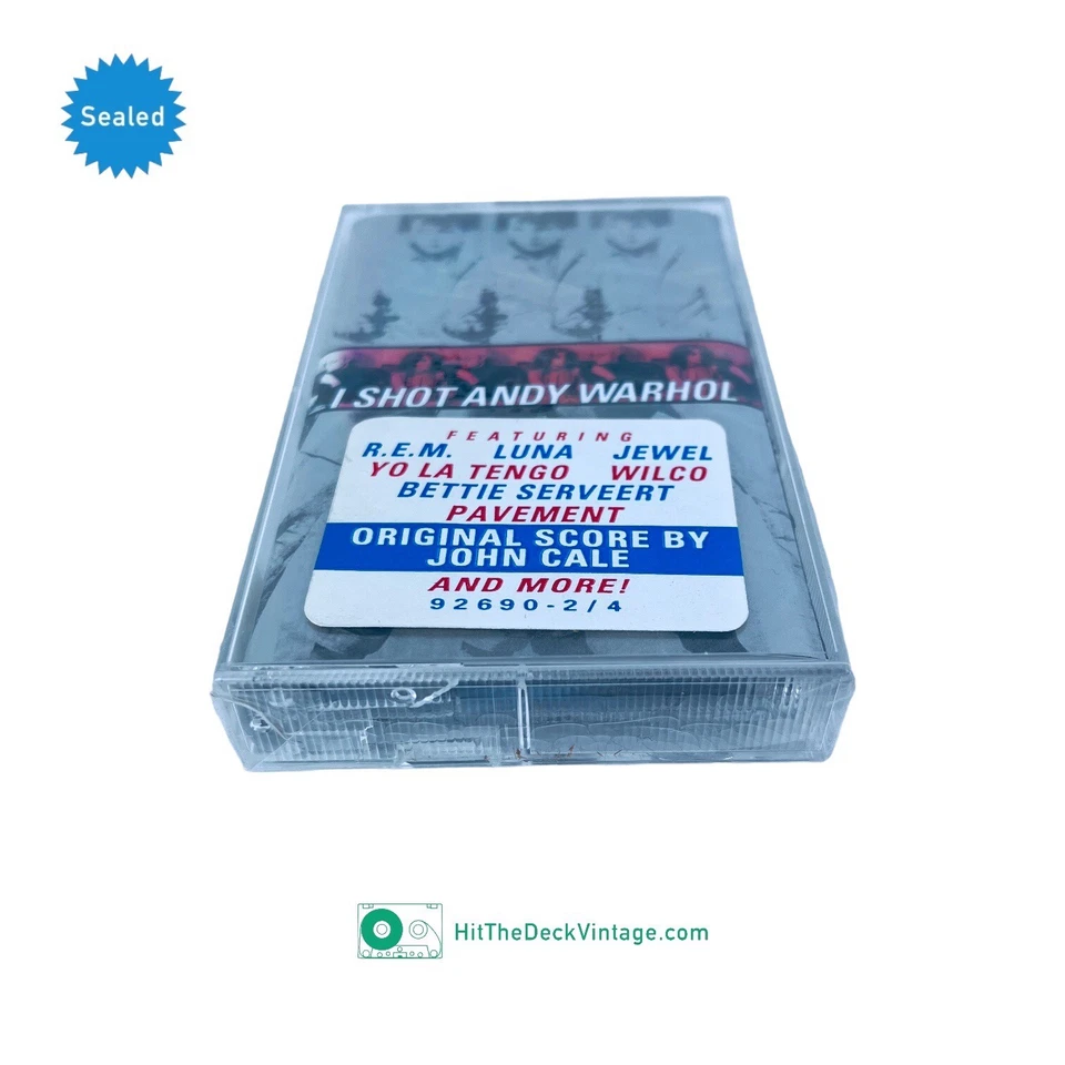 I Shot Andy Warhol Soundtrack Cassette Tape (1996) US 1st Luna REM Wilco SEALED - Image 4 of 4