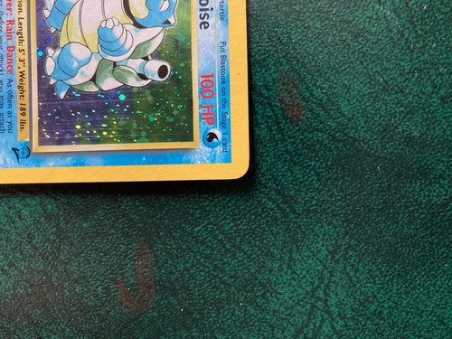 Pokemon Card Blastoise 2/130 Base Set 2 Swirl Holo NM - Picture 5 of 13