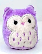 Holly Squishville Squishmallows Purple Owl Brilliant Besties Rainbow Plush Toy