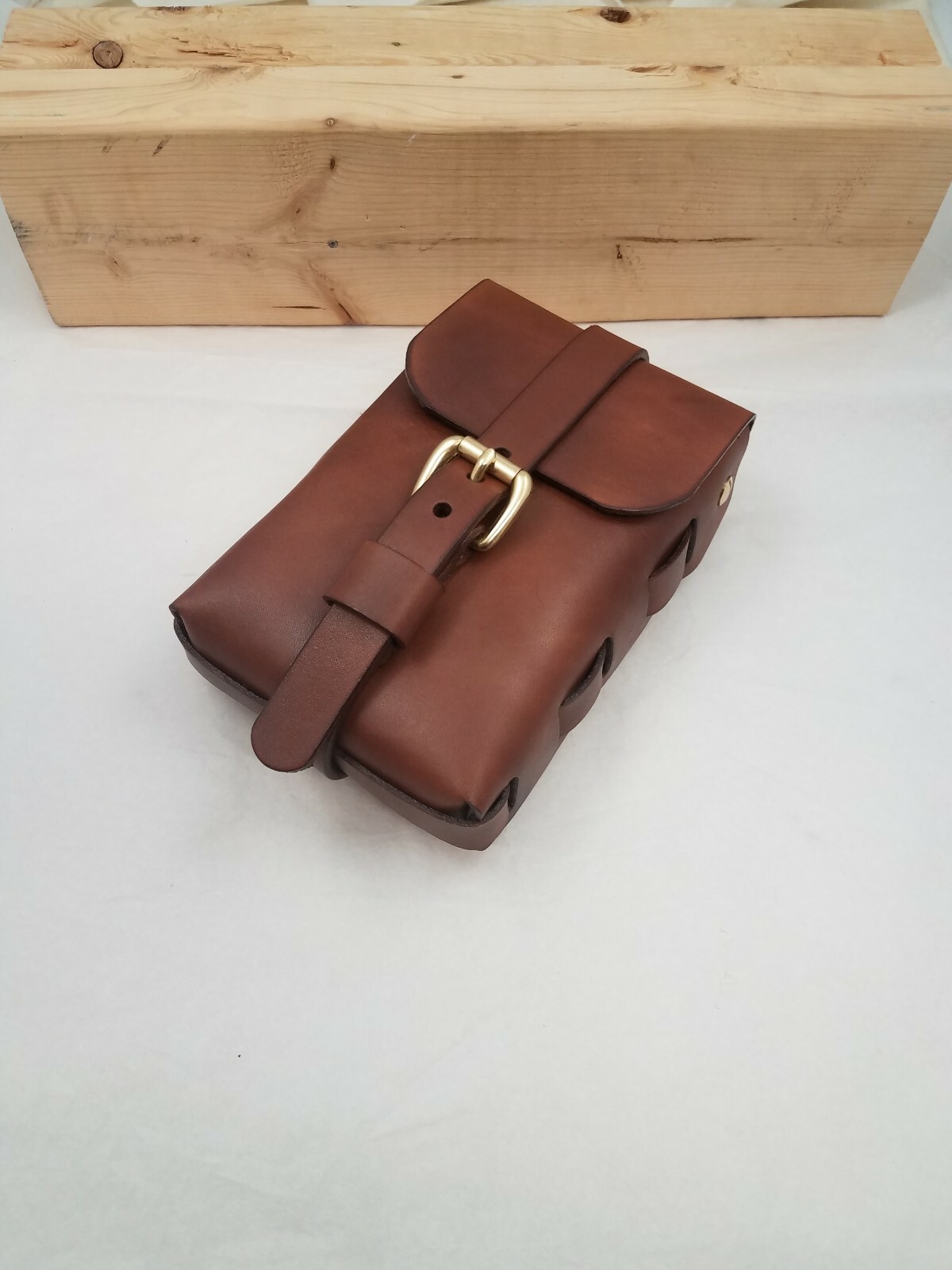 Leather belt pouch (one)-image