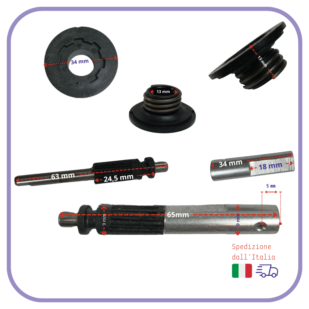 2 Lumache Pompa Olio Per Motosega Husqvarna 340 345 346XP 350 353 359 445 450 450E - 3