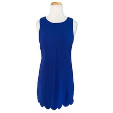 ANTHROPOLOGIE MONTEAU women’s blue sleeveless dress Sz XS