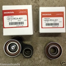 Genuine OEM Honda / Acura Adjuster Idler Timing Belt Roller Tensioners 