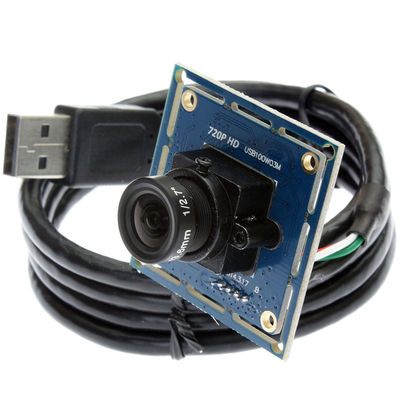 CMOS 8mm Lens UVC Camera Module Board 1MP Webcam Video 720p For Windows Android