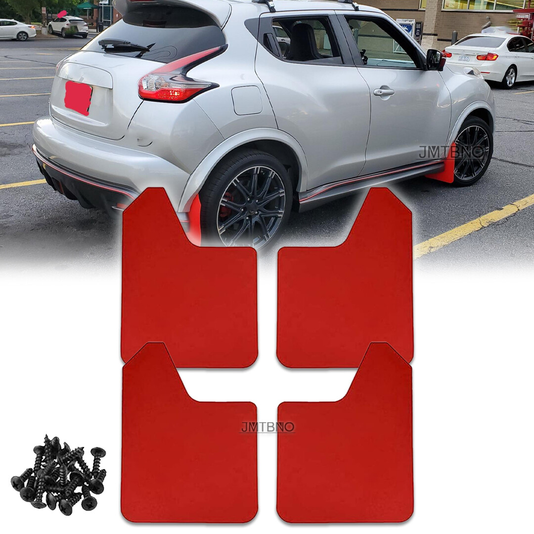 4x Rally Wide Mud Flaps Splash Guards For Nissan Juke F15 F16