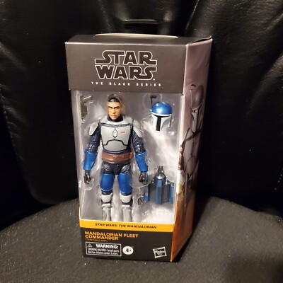 Star Wars Black Series Mandalorian Fleet Commander SEALED ACTION FIGURE