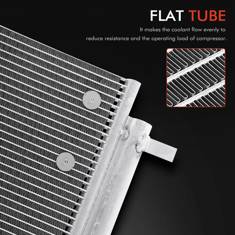 Condensador de CA flujo paralelo con receptor secador para Audi A6 A7 Quattro 2012-2018 Foto 3 de 4