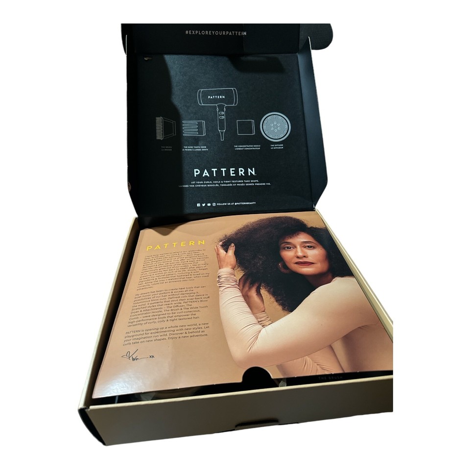 PATTERN by Tracee Ellis Ross Blow Dryer 4 Attachments for Curly