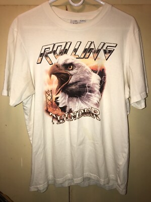 Rolling thunder Tshirt XL.  Fits like a large used / vg