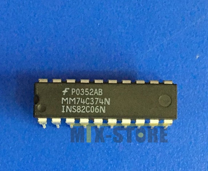 1QTY MM74C374N MM74C374N IC D-TYPE POS TRG SNGL 20DIP Fairchild#
