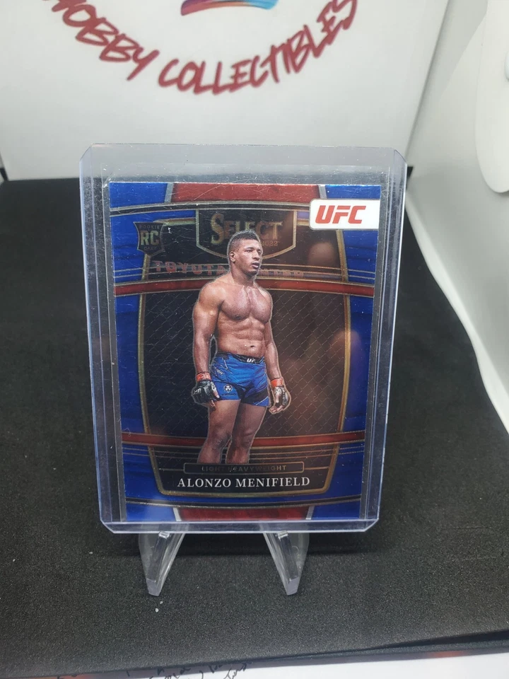 Retail BLUE Rookie Rc ALONZO MENIFIELD 2022 SELECT UFC  #4 - Image 2 of 4