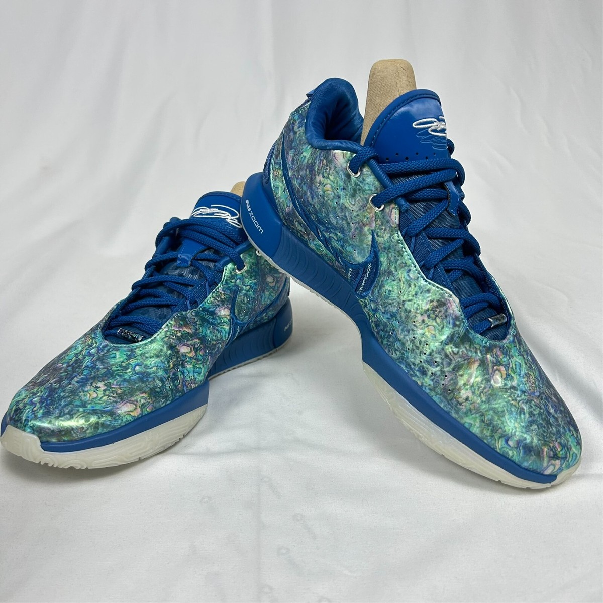 Nike LeBron 21 XXI Abalone Blue Green Men’s Size 6 Sneakers FN0708-400 Nike LeBron 21 XXI Abalone Blue Green Men main image 4