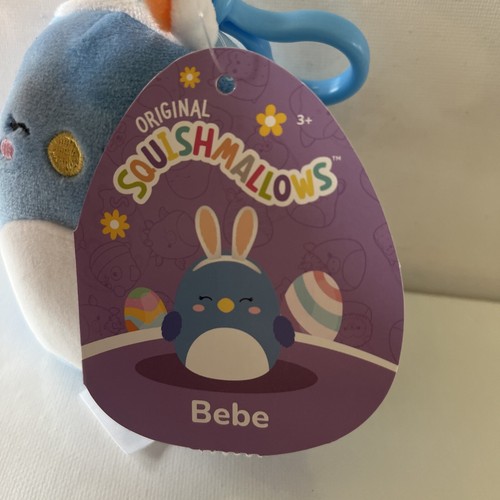 Squishmallows 2024 Easter 'Bebe' Edition 3.5 Inch - Limited Edition Clip - Picture 2 of 5