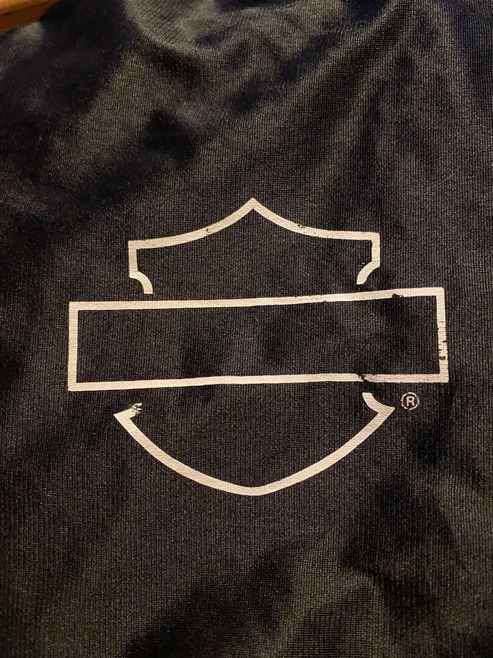 black Harley Davidson half helmet DOT Certified With Carrying Bag Size Large - Image 4 of 4