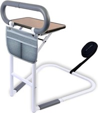 Bed Rails for Elderly Adults Safety with Foldable Table, Pouch Bed Guard Rails