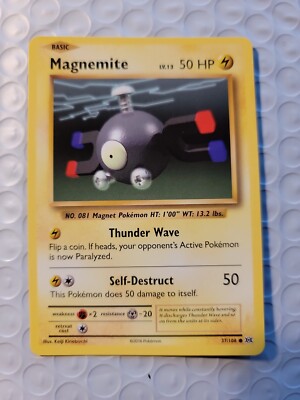 Pokemon Trading Card Game TCG Magnemite 37 2016