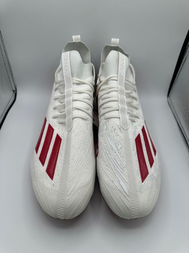 Adidas Adizero Primeknit Cleats “White Team Power Red” 13.5 - Picture 2 of 7