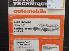 Revue technique Alfa Romeo ALFA 33