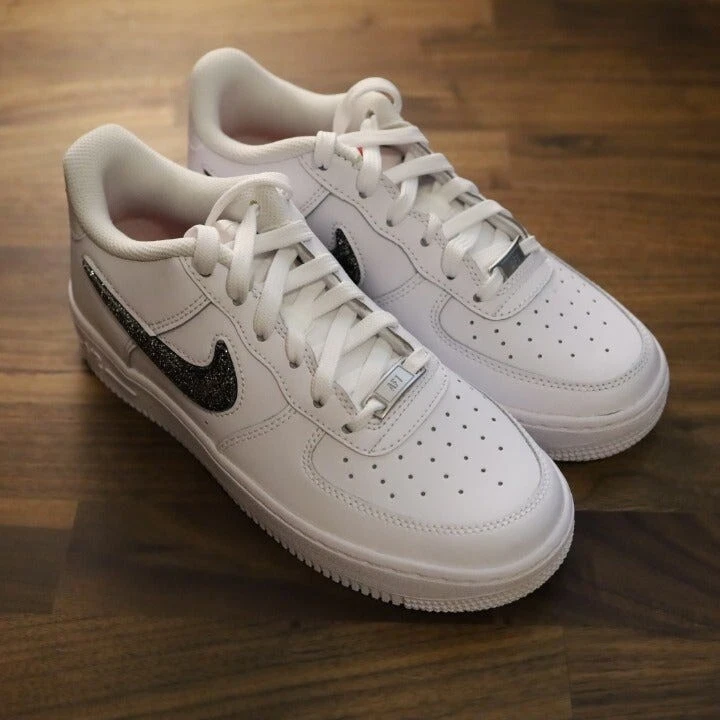 Nike air force 1 gs white clearance