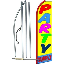 Party Supply Swooper Flag Kit