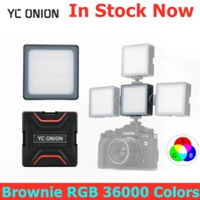 YC Onion Brownie RGB 360° Full color Led video Light CTT 3000K-6000K 36000 color