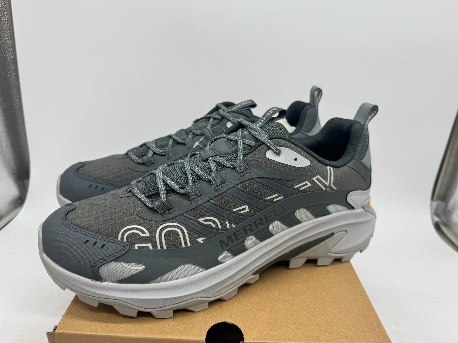 Merrell Moab Speed 2 GORE TEX BL Scarpe da Escursionismo Sportive Uomo Sneakers Grigio 11 5