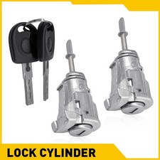 Front Passenger & Driver Door Lock Barrel Keys For Skoda Fabia VW Golf Polo Uk