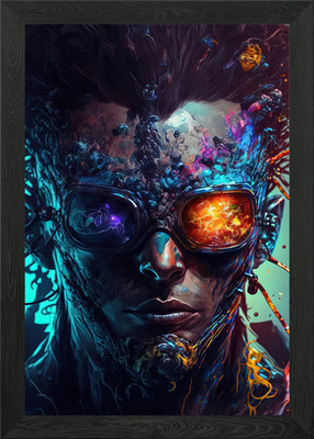 Fantasy Figur Dristan gerahmtes Wandbild Poster Leinwanddruck Bild