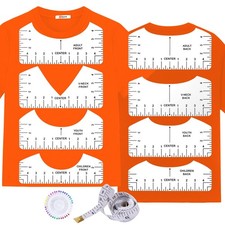 T-Shirt Ruler Guide - 10 PCS Measurement Tools for Vinyl Alignment  Heat Press