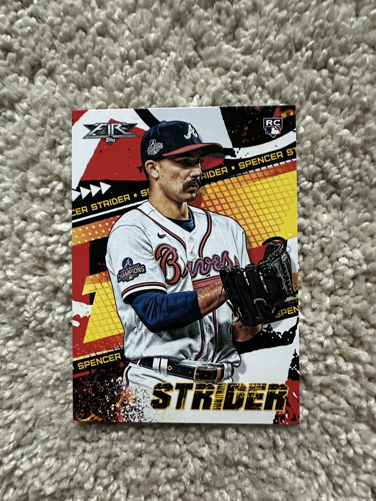 2022 Topps Fire - Spencer Strider #32 (RC)