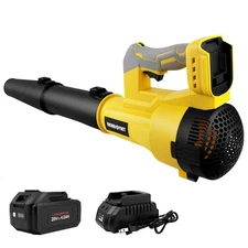 Leaf Blower Cordless, 6 Speed Levels Electric Leaf Blower with 4.0Ah Battery ...