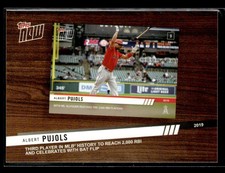 2020 Topps Albert Pujols #TNR-3 Topps Now Review 2019