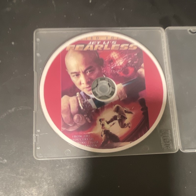 Fearless DVD Jet Li Ronny Yu Action Martial Arts PG-13 Widescreen