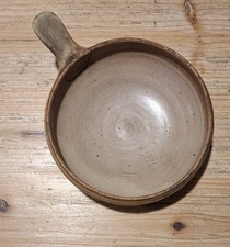 Michael Cardew From Wenford Bridge Pottery Repaired Tan Butter Dish 13cm Wide